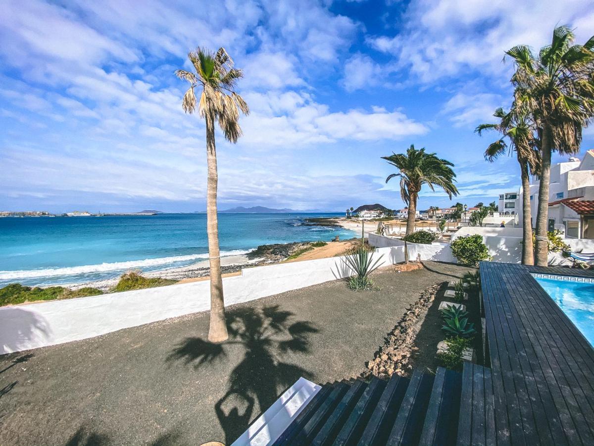 Villa Los Flamencos By Veaco- Beachfront & Pool Corralejo Exterior foto